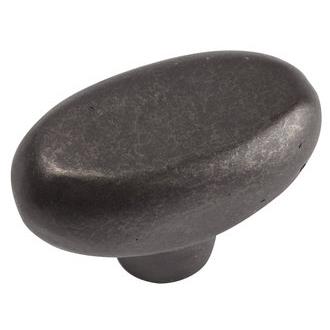 Atlas Homewares 332-ORB Distressed Oval Cabinet Knob in Oil Rubbed Bronze